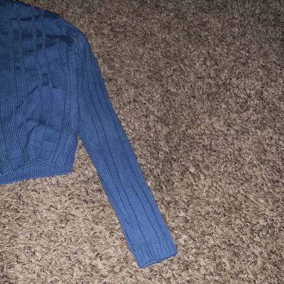 Knitted Blue Jacket - Picture 4 of 5